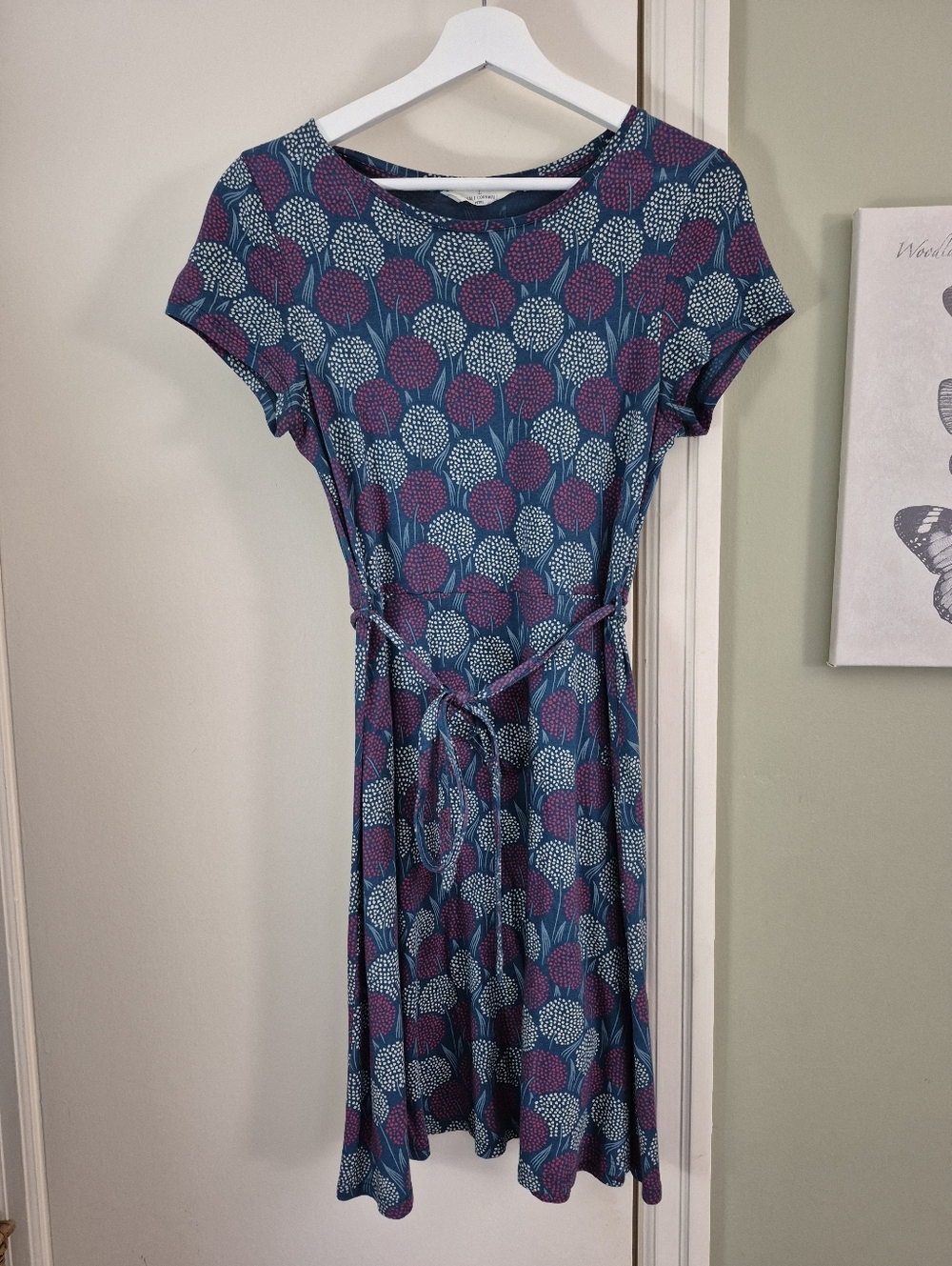EUC Seasalt Cornwall "Overprinting Dress" - Soft Bamboo-blend Fabric, US P6